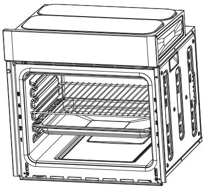 DAEWOO KBE-6R2SSS - »Mise en garde concernant le positionnement des clayettes - 1