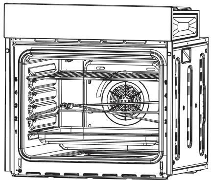 DAEWOO KBE-6R2SSS - »Utilisation des accessoires de rôtisserie - 1