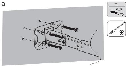 ELECTRO DEPOT Support pour vidéoprojecteur - Wandmontage - 6
