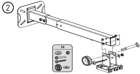 ELECTRO DEPOT Support pour vidéoprojecteur - Wandinstallatie - 2