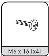 ELECTRO DEPOT Support pour vidéoprojecteur - Lieferumfang - 8
