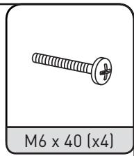 ELECTRO DEPOT Support pour vidéoprojecteur - Pièces fournies - 9