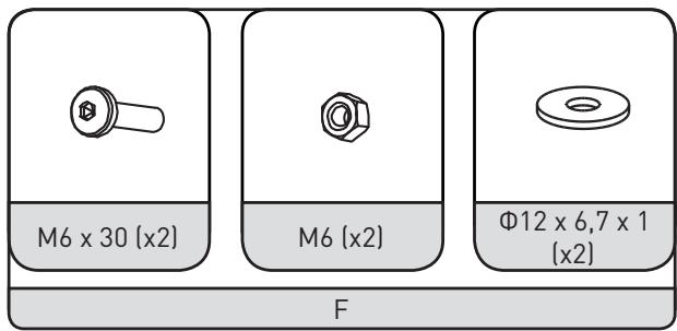 ELECTRO DEPOT Support pour vidéoprojecteur - Geleverde onderdelen - 17