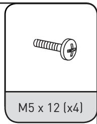 ELECTRO DEPOT Support pour vidéoprojecteur - Geleverde onderdelen - 16