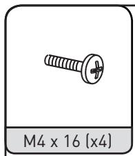 ELECTRO DEPOT Support pour vidéoprojecteur - Pièces fournies - 6