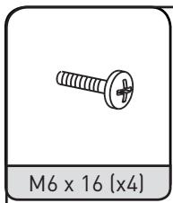 ELECTRO DEPOT Support pour vidéoprojecteur - Pièces fournies - 8