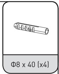 ELECTRO DEPOT Support pour vidéoprojecteur - Lieferumfang - 12