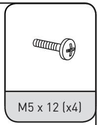 ELECTRO DEPOT Support pour vidéoprojecteur - Pièces fournies - 16