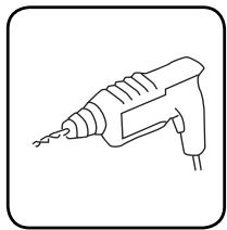 ELECTRO DEPOT Support pour vidéoprojecteur - Outils nécessaires (non fournis) - 3