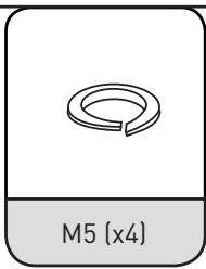 ELECTRO DEPOT Support pour vidéoprojecteur - Geleverde onderdelen - 15