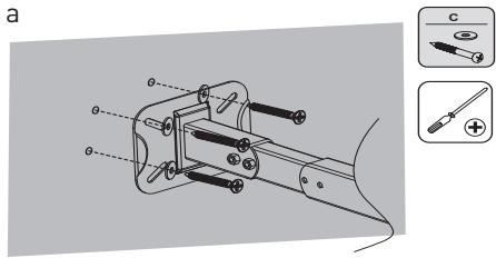 ELECTRO DEPOT Support pour vidéoprojecteur - Installation murale - 6