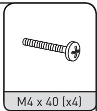 ELECTRO DEPOT Support pour vidéoprojecteur - Geleverde onderdelen - 7
