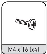 ELECTRO DEPOT Support pour vidéoprojecteur - Lieferumfang - 6