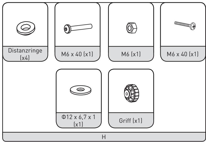 ELECTRO DEPOT Support pour vidéoprojecteur - Lieferumfang - 19