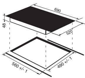 HOTPOINT KRC 641 DB - Incasso - 2
