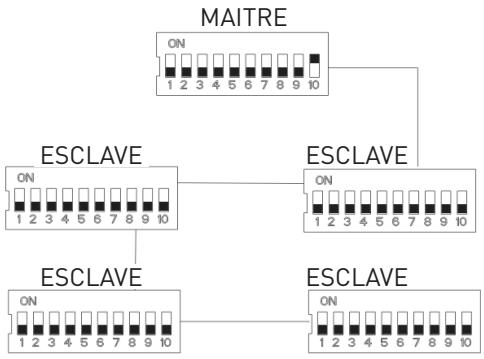 NOVISTAR KIT Pack Combo Lumière - Fonctionnement maitre-esclave - 1