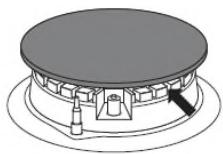 VALBERG VAL TGVF 4 NSC - Foyers, grille de la plaque de cuisson, parties métalliques ou en verre - 1