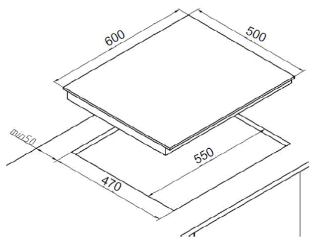 CURTISS RG44LG-D - Installation de la table - 1