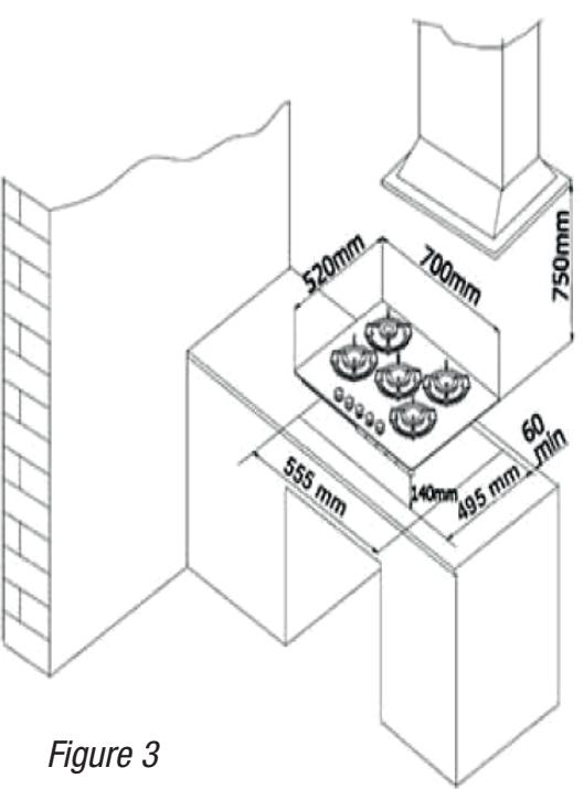 VALBERG VAL TGV 5 NET - INSTALLATION DE LA TABLE DE CUISSON - 2