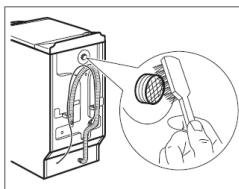 BELLAVITA LT 1206 A+ BSP - Limpieza del tubo de entrada de agua y del filtro de la valvula - 3