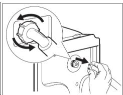 BELLAVITA LT 1206 A+ BSP - Den Wasserzufuhrschlauch und den Ventilfilter reinigen - 2