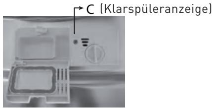 HIGH ONE HIG INT 12C49 ISC - Wann muss der Klarsprülerspender aufgefüllt werden? - 1