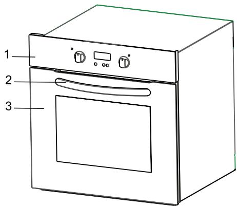 VALBERG VAL FM 64 P NVT - Presentación y dimensiones del horno - 1