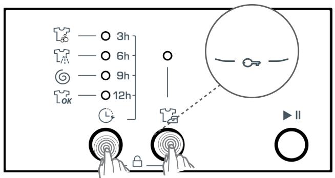 WALTHAM WT 1006 WAV15 - CHAPITRE -5: PREPARATION PRELIMINAIRE DE LA LESSIVE (VERROU DE SECURITE ENFANT) - 1