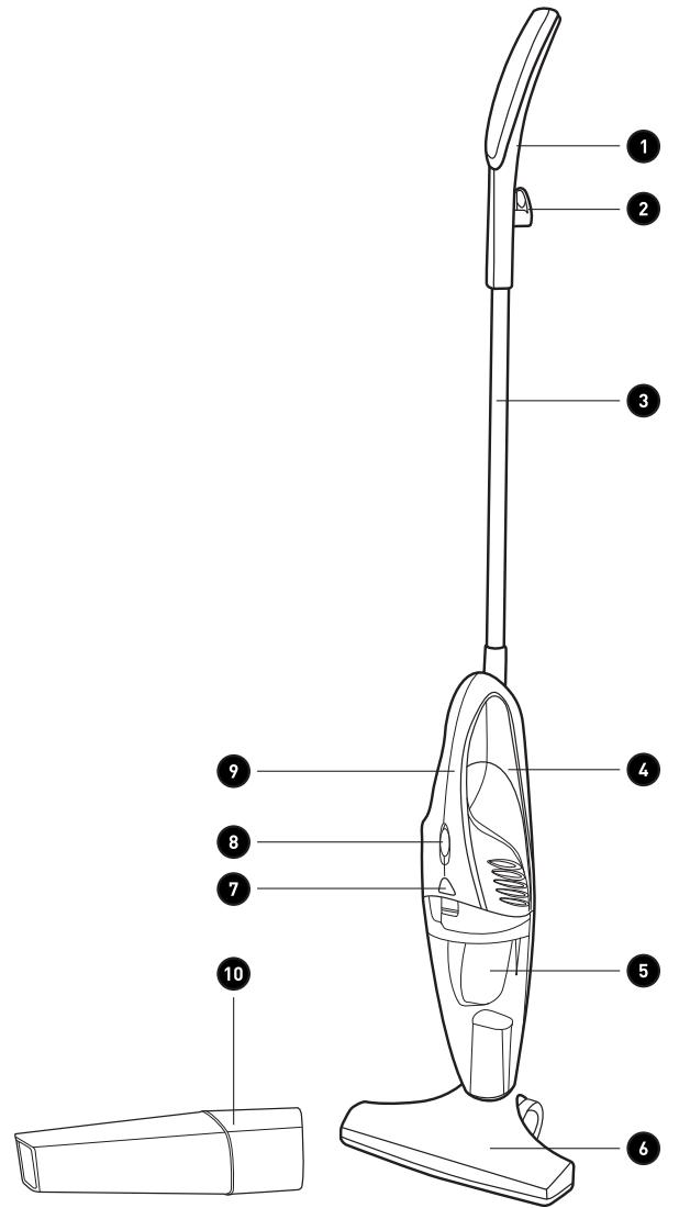 HIGH ONE StickOne-01 - Aspirador convertible - 8