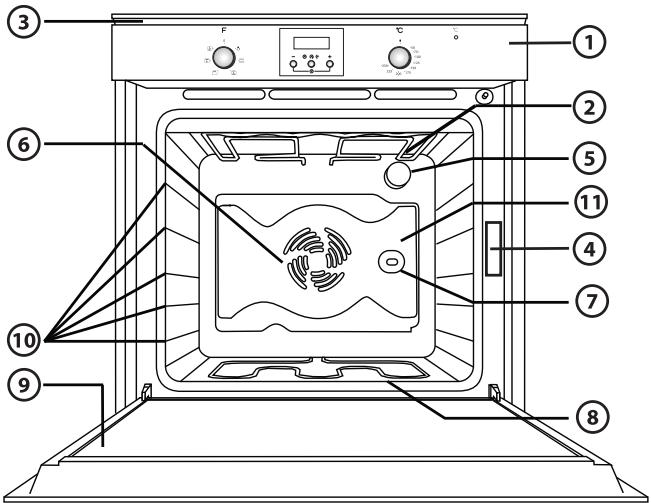 WHIRLPOOL AKP 530 MR - POUR LE BRANCHEMENT ELECTRIQUE, CONSULTEZ LA PARTIE RELATIVE À L'INSTALLATION - 1