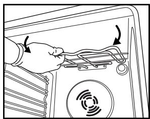 WHIRLPOOL AKP 530 MR - DEPLACEMENT DE LA RESISTANCE SUPERIEURE (UNIQUEMENT SUR CERTAINS MODELES) - 3