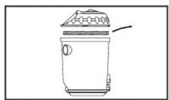 EXCELINE CYCLOFIRST03 - Reiniging van de voorfilter van de motor - 1