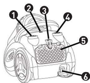 EXCELINE CYCLOFIRST03 - Position der Bedienelemente - 1