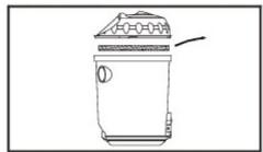 EXCELINE CYCLOFIRST03 - Nettoyage du pré-filtremoteur - 1