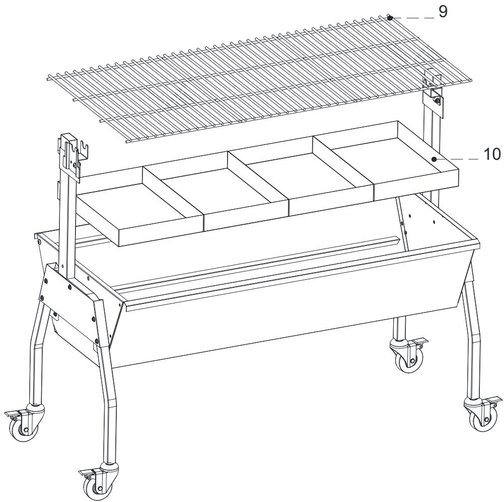 SILVER STYLE tournebroche XXL CC9001 - CHARACTERISTIQUES TECHNIQUES DU MOTEUR : - 15