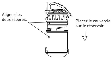 EXCELINE OPTICLEAN02 - Installation du réservoir à poussière au sous-ensemble - 1
