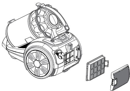 EXCELINE OPTICLEAN02 - Nettoyage et remplacement du filtrre hygiène - 1