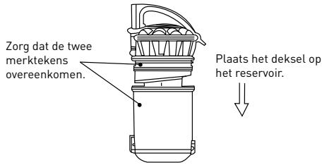 EXCELINE OPTICLEAN02 - Installatie van het stofreservoir op het subsysteme - 1