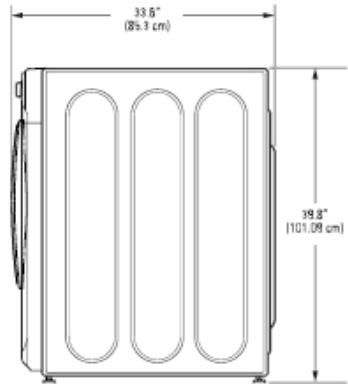 BELLAVITA LF 1214 A+++ WMIC - DIMENSIONES BRUTAS - 2