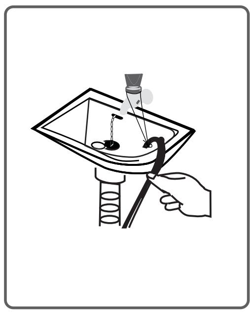 BELLAVITA LF 1206 A++ WVET - Risque d'inondation ! (dans le cas d'une installation sur un lavabo, bac ou évier). - 2
