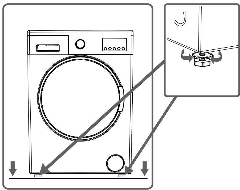 BELLAVITA LF 1206 A++ WVET - CHAPITRE -3: INSTALLATION DE VOTRE LAVE-LINGE (RETRAIT DES VIS DE BRIDAGE TRANSPORT) - 3