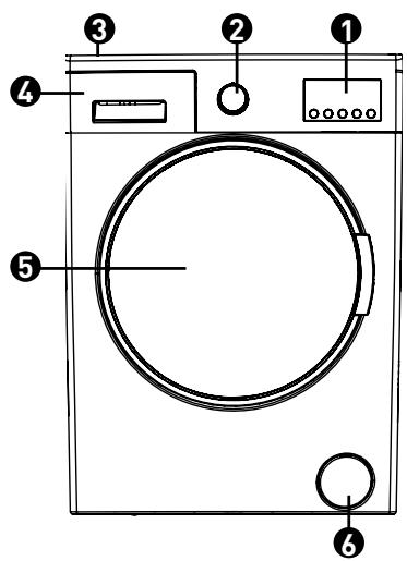 BELLAVITA LF1207 A++ WVET - Description de l'appareil - 1