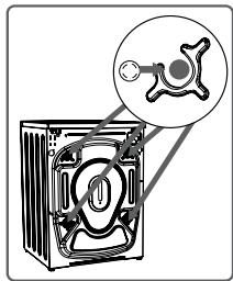 BELLAVITA LF 1209 A++ WVET - Entfern der Sicherheitsschrauben - 4