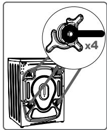 BELLAVITA LF 1209 A++ WVET - Sacar los tornillos de seguridad - 2