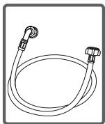 BELLAVITA LF 1209 A++ WVET - Aansluiting van de watertoevoerslang - 1