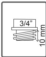 BELLAVITA LF 1209 A++ WVET - Aansluiting van de watertoevoerslang - 2