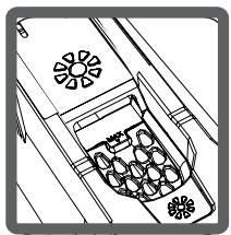 BELLAVITA LF 1209 A++ WVET - Tapa del dispensador de suavizante - 1