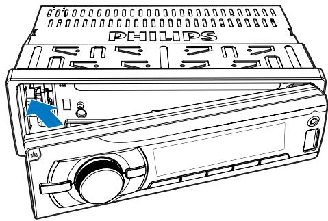 PHILIPS CE233 - Fixation du panneau avant - 2