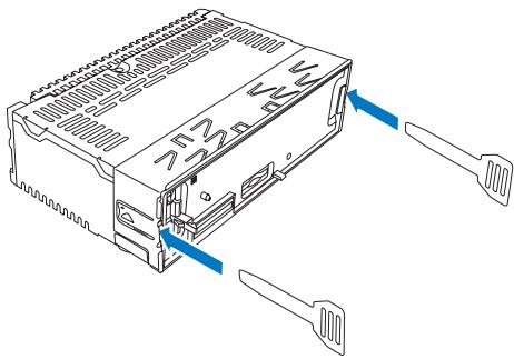 PHILIPS CE233 - Fixation dans le tableau de bord - 2