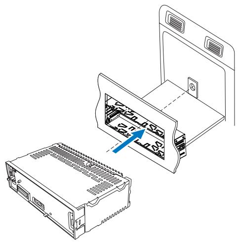 PHILIPS CE233 - Fixation dans le tableau de bord - 4